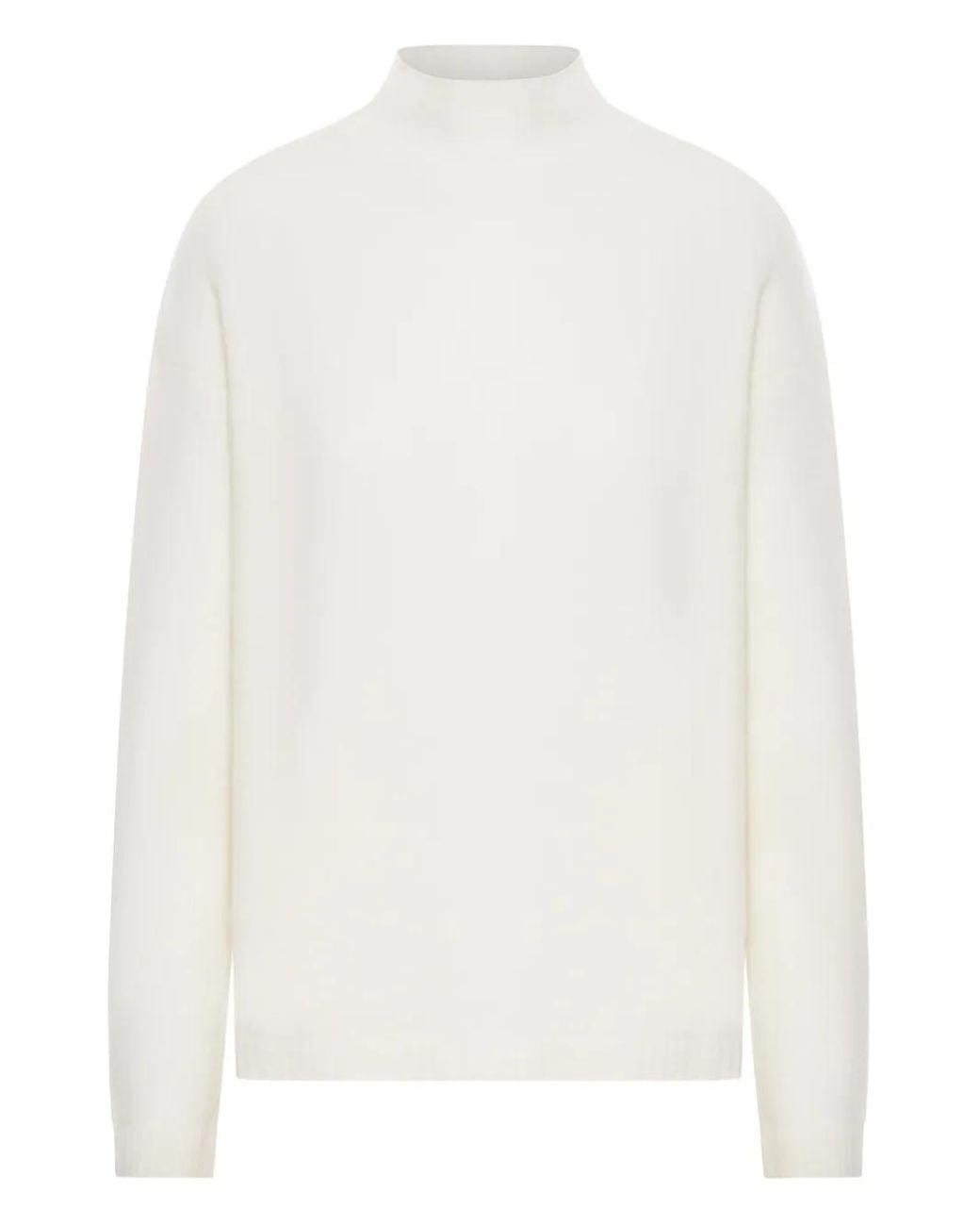Jersey Con Cuello Alto Max Mara de color White