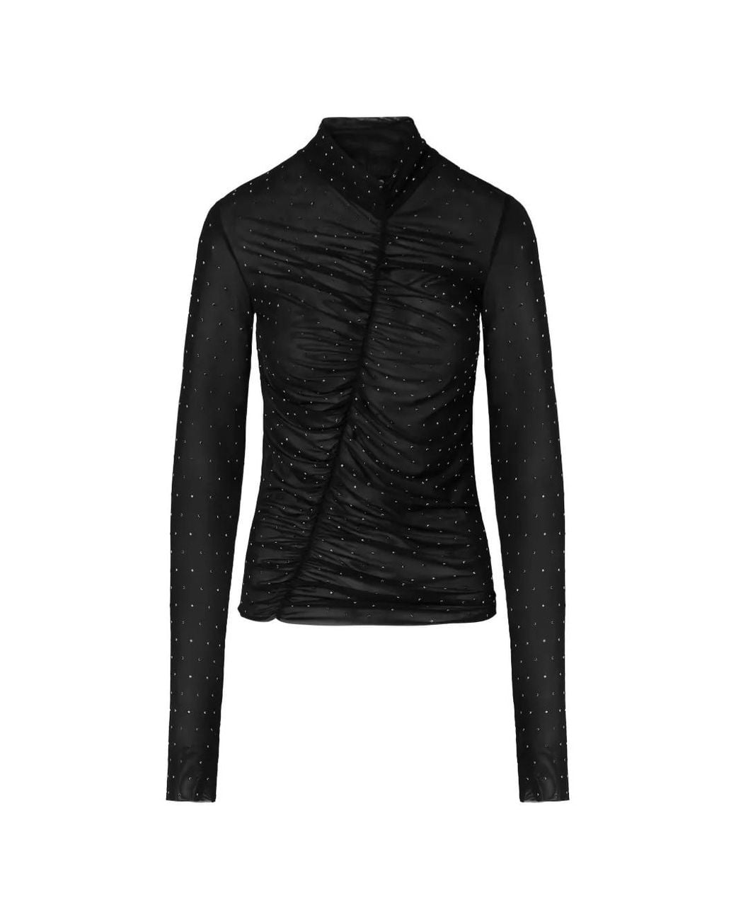 Liu Jo Black Polyester Elastane T Shirt