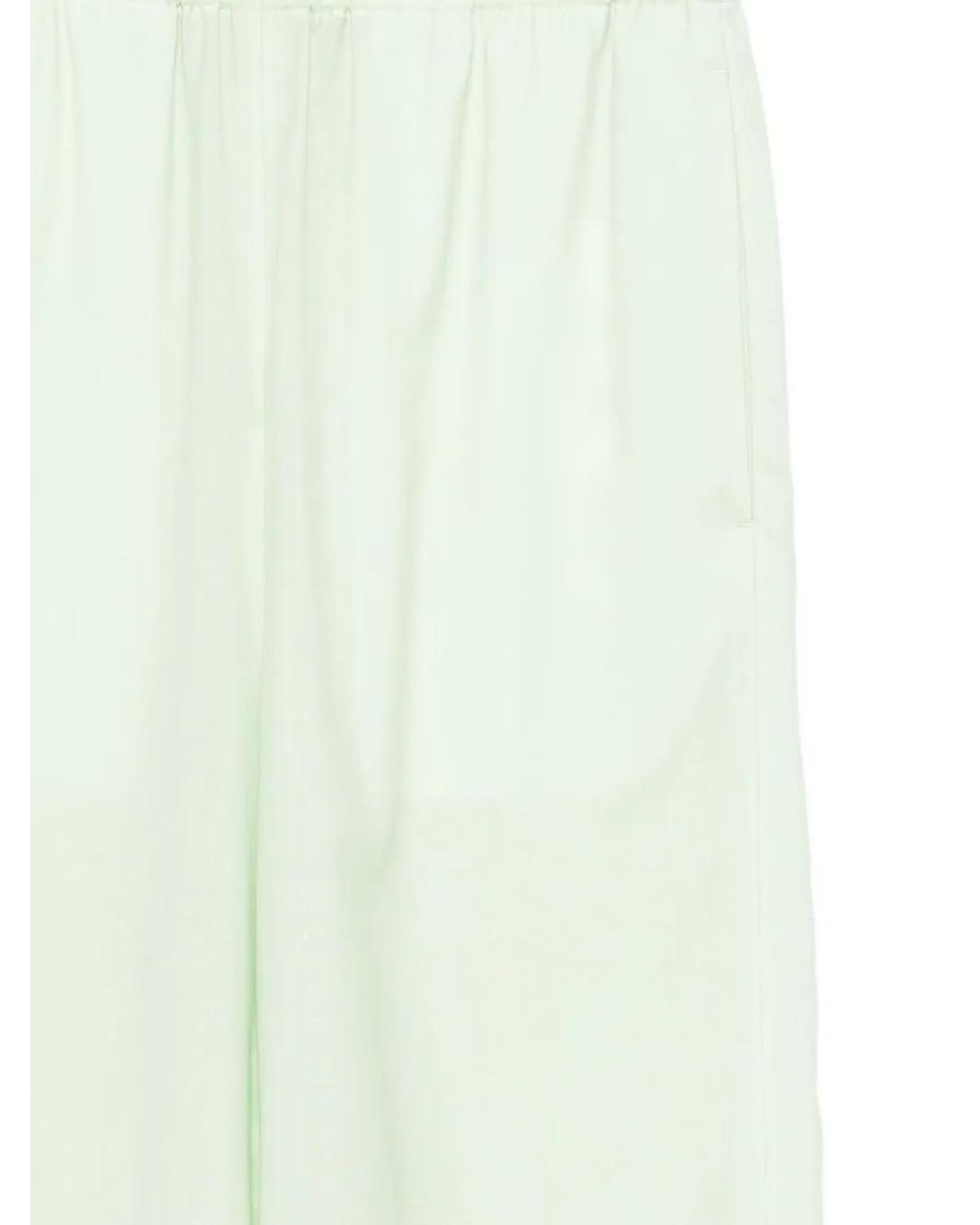Enfold White Wool Shorts