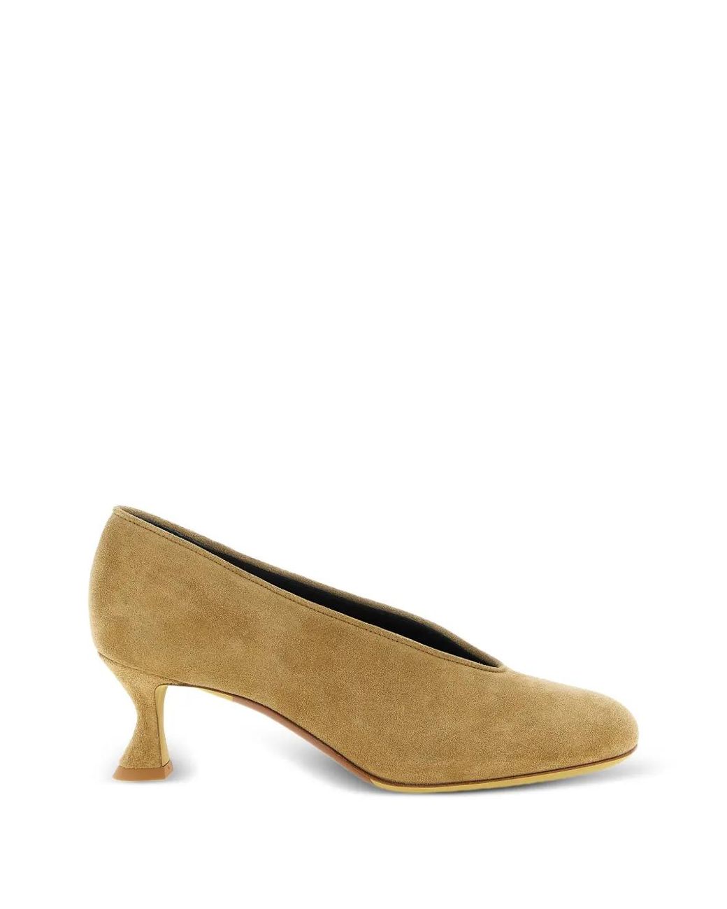 Moschino Natural Escarpins À Bout Rond
