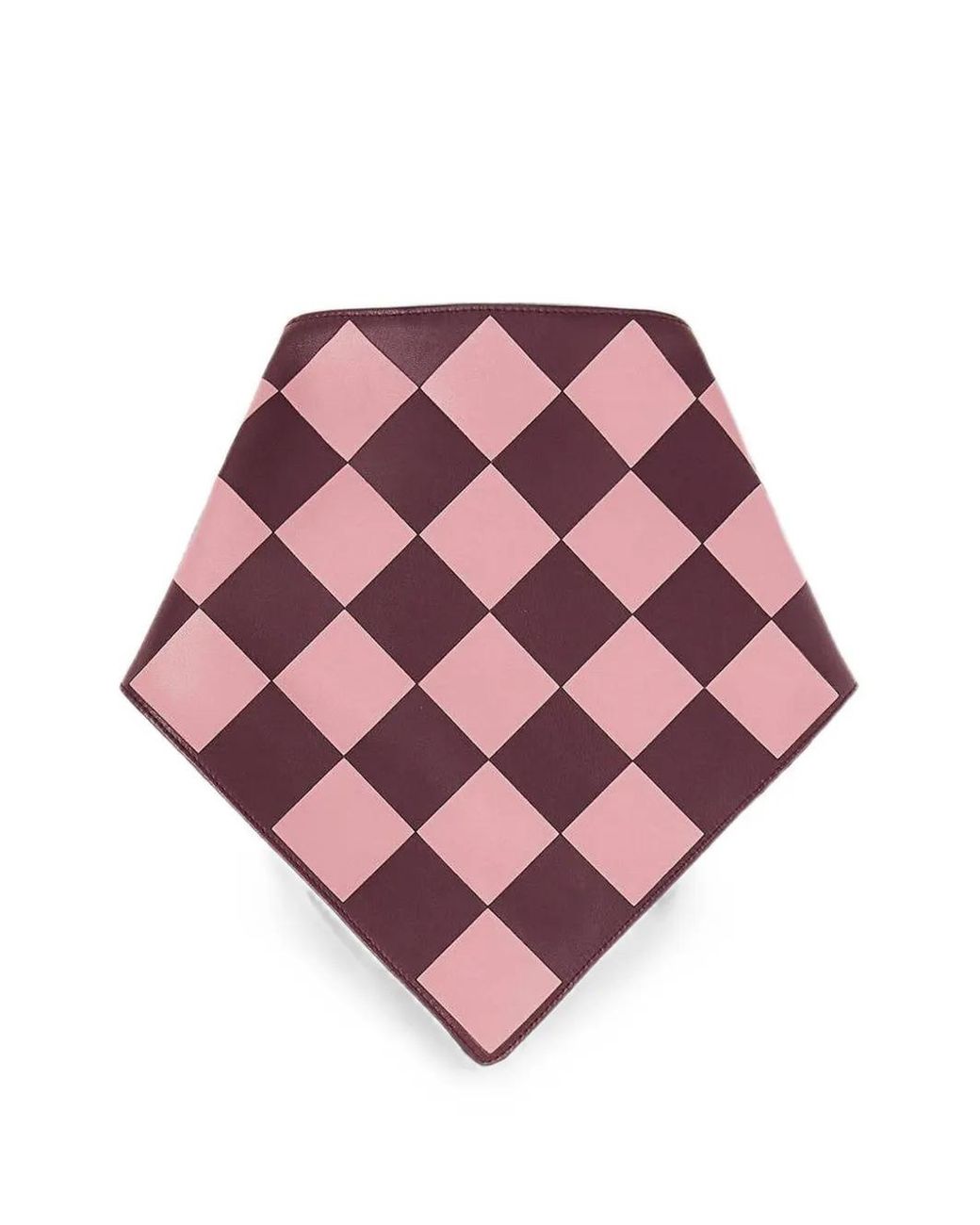 RETORI Pink Leather Bandana