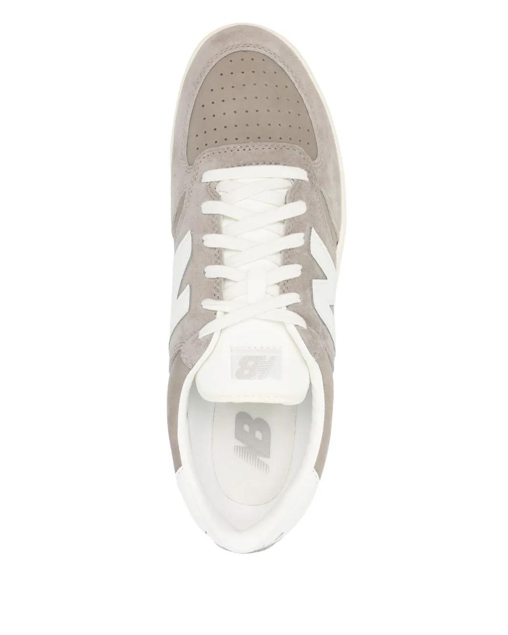 New Balance White T500 Sneakers