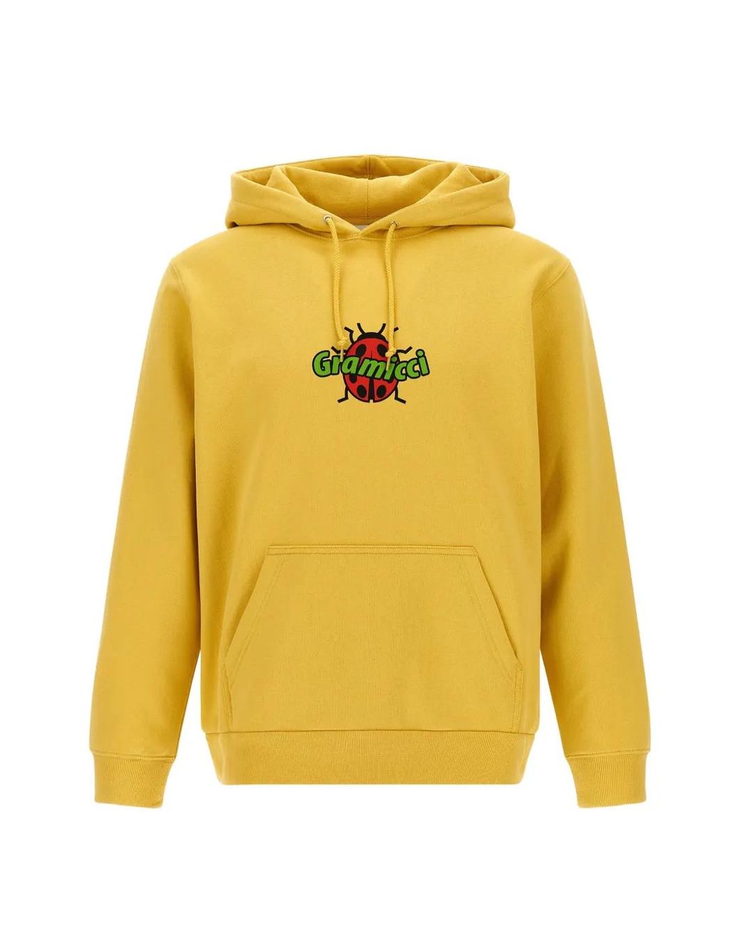 Gramicci Yellow Ladybug Graphic Hoodie for men