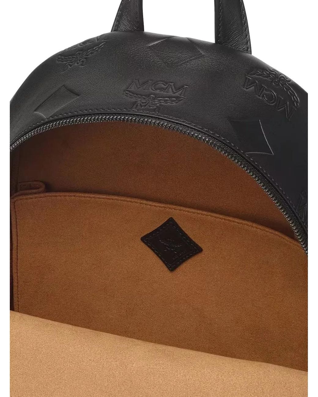 MCM Black Stark Backpack for men