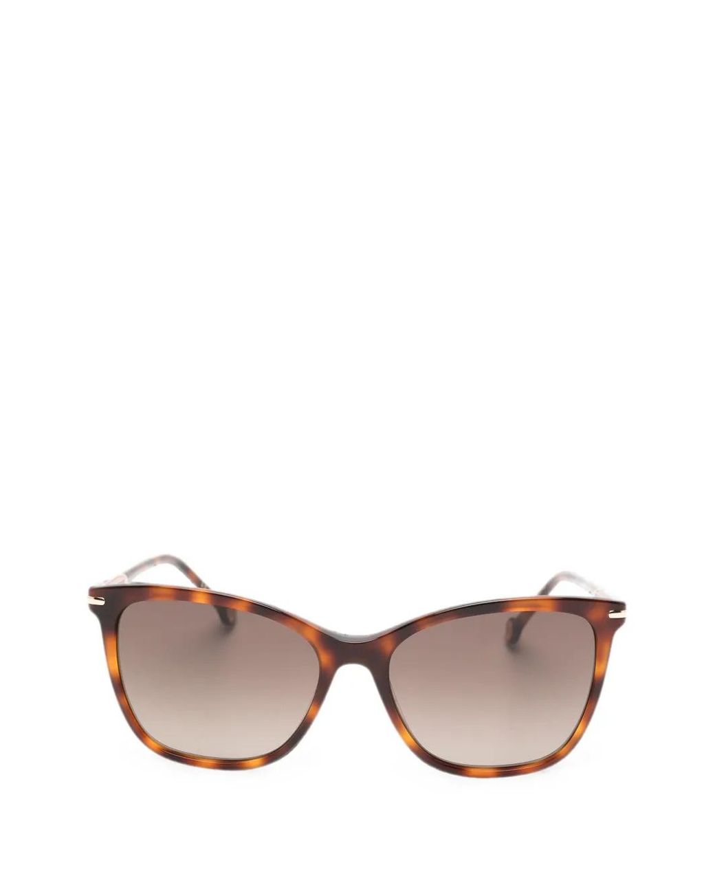 Carolina Herrera Pink Tortoiseshell-Effect Sunglasses