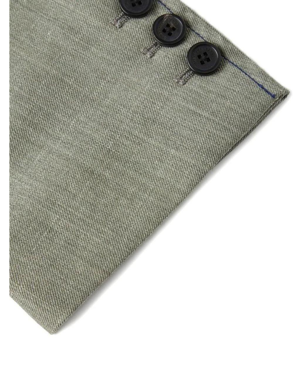Shanghai Tang Green Tang Five-Button Jacket for men