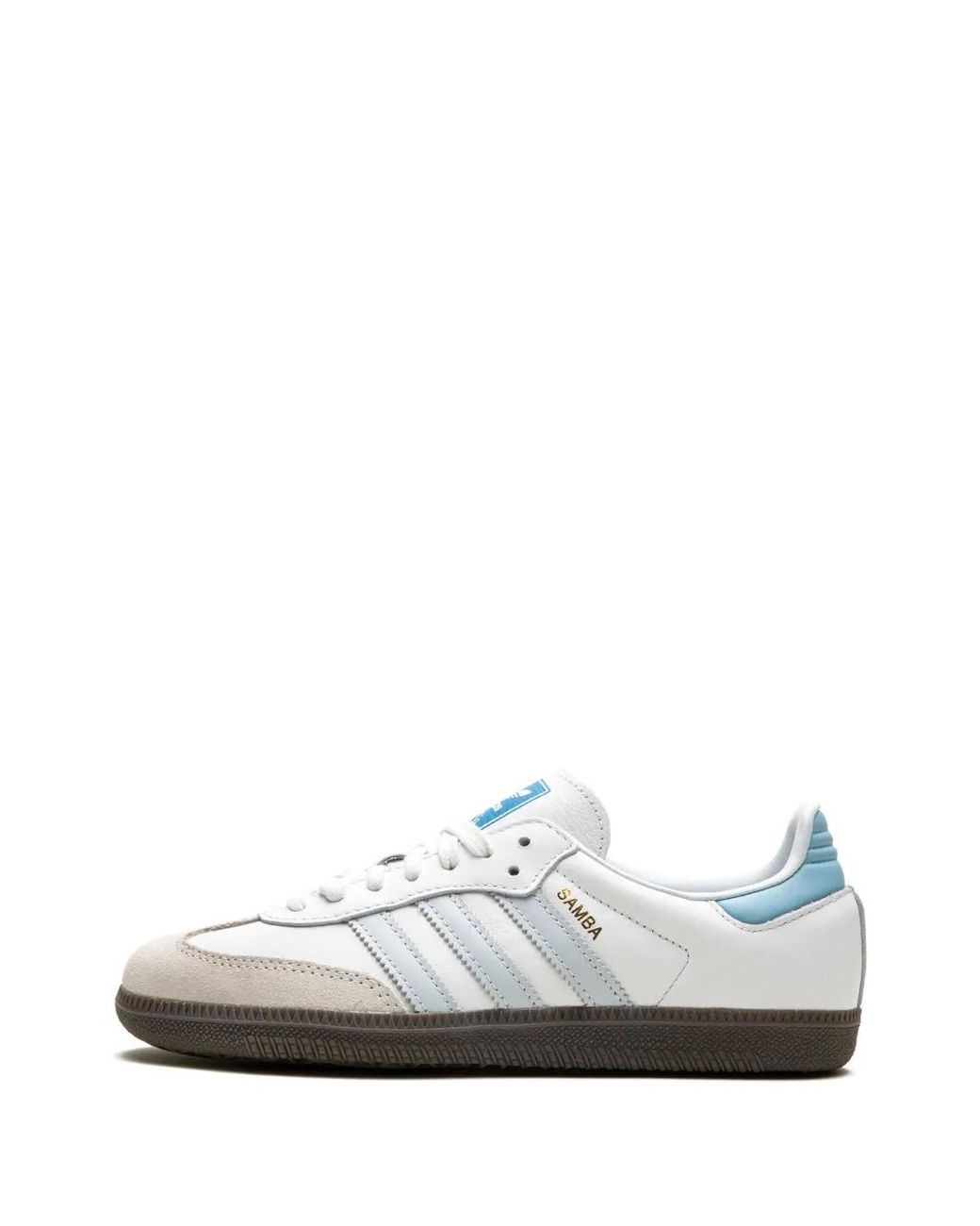 adidas Samba Og Logo-print Leather Low-top Trainers in White | Lyst