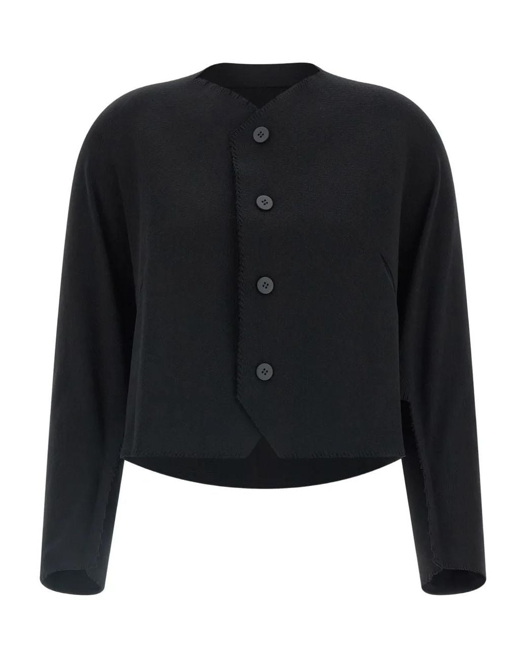 Issey Miyake Black 'Campagne' Cardigan