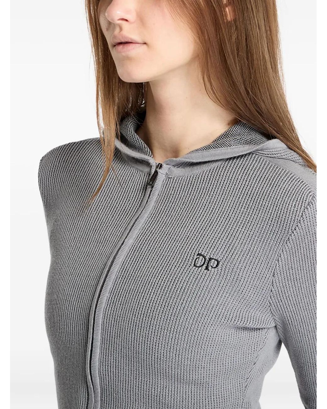 Daily Paper Gray Long-Sleeve Hoodie