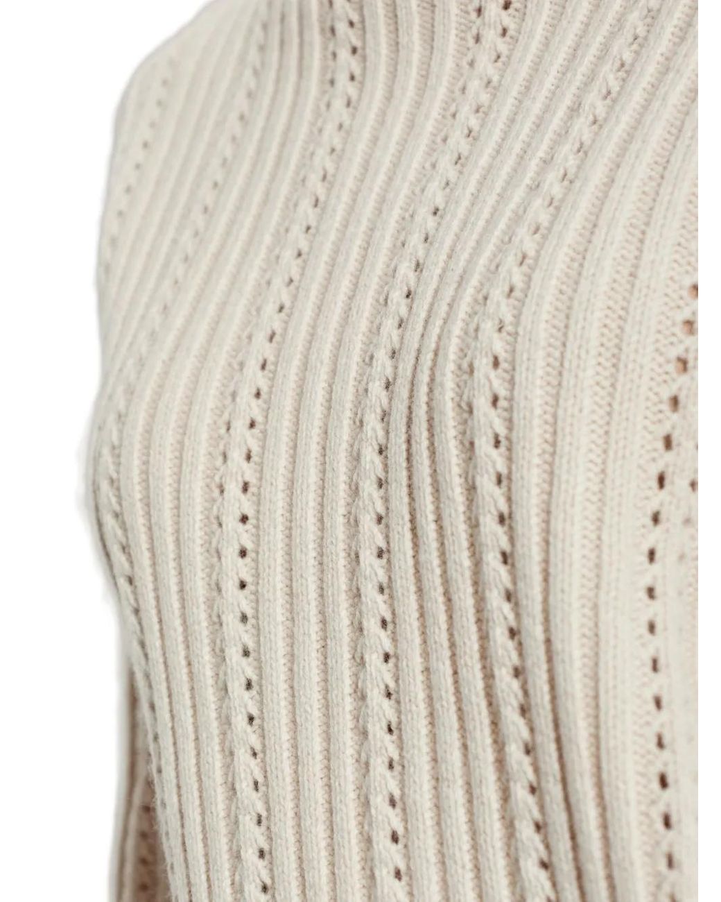 Samsøe & Samsøe White Pull Satilly À Col Roulé