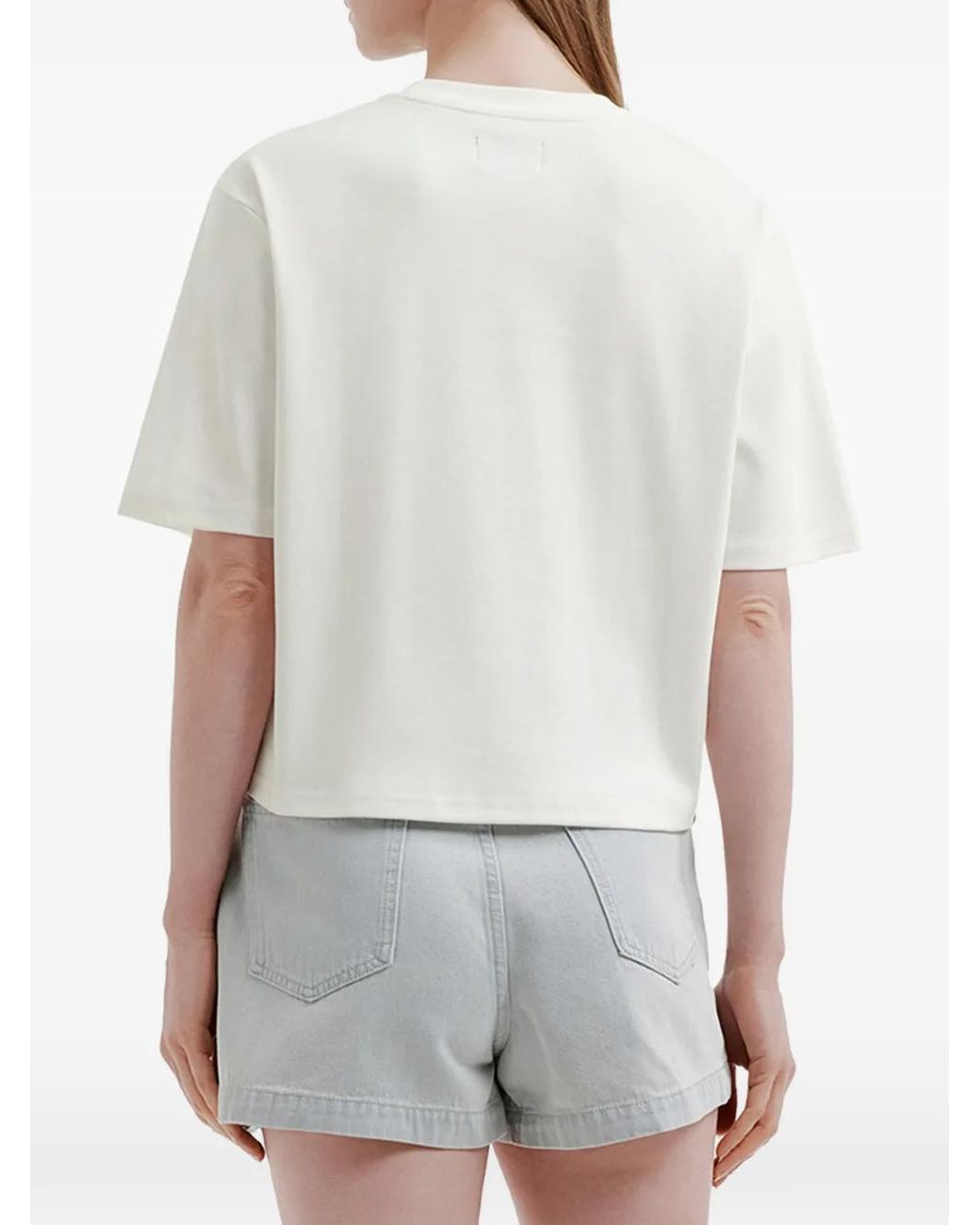 Musium Div. White Tie-Detail T-Shirt