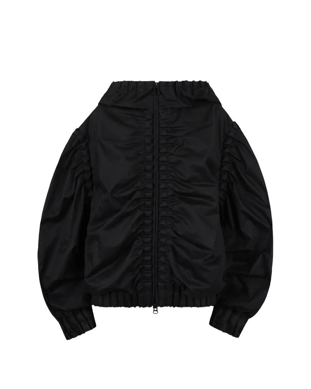 RAXXY Black Ruched Hoodie