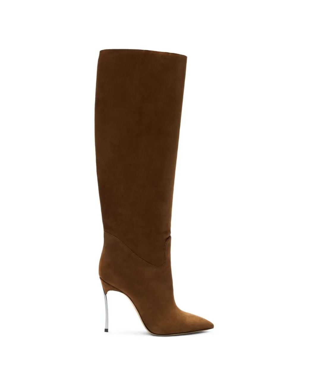 Casadei Brown Blade Knee-High Boots