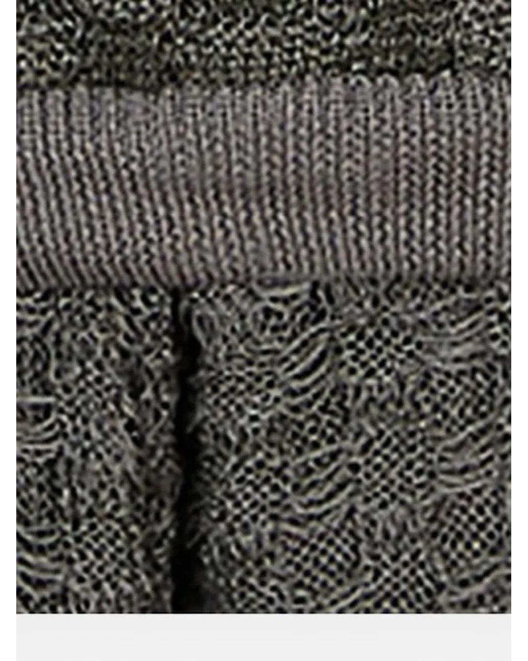 Isa Boulder Gray Grid Knit T-Shirt for men