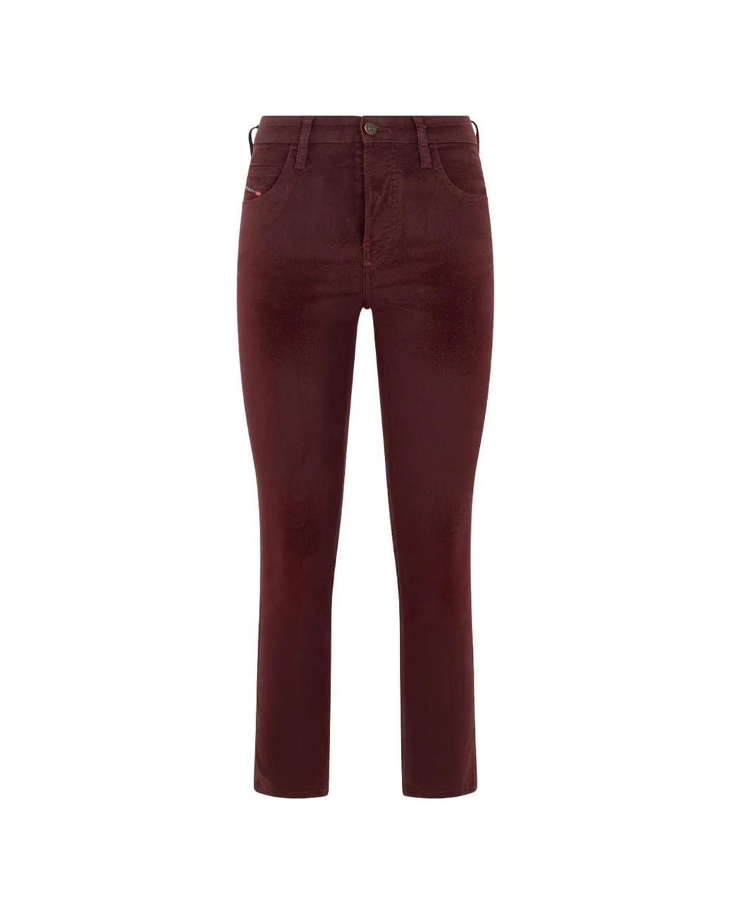 DIESEL Red Five-Pockets Jeans