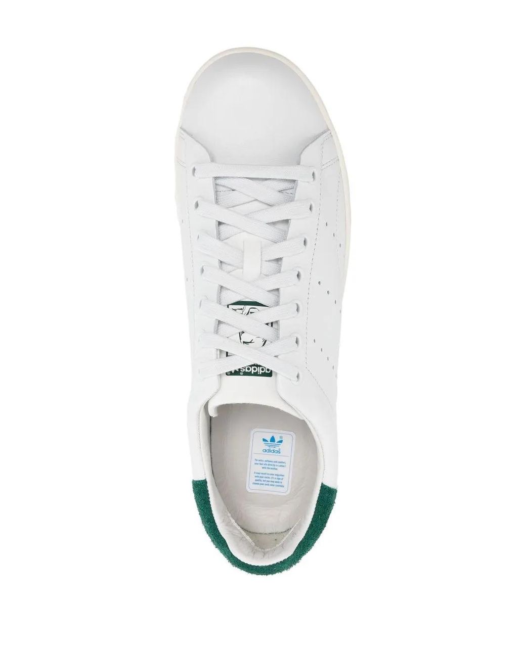 Adidas White Stan Smith Lace-Up Sneakers for men