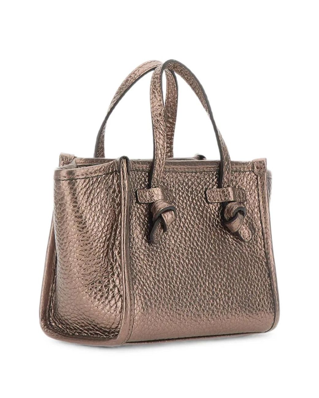 Gianni Chiarini Brown Small Miss Marcella Leather Tote Bag