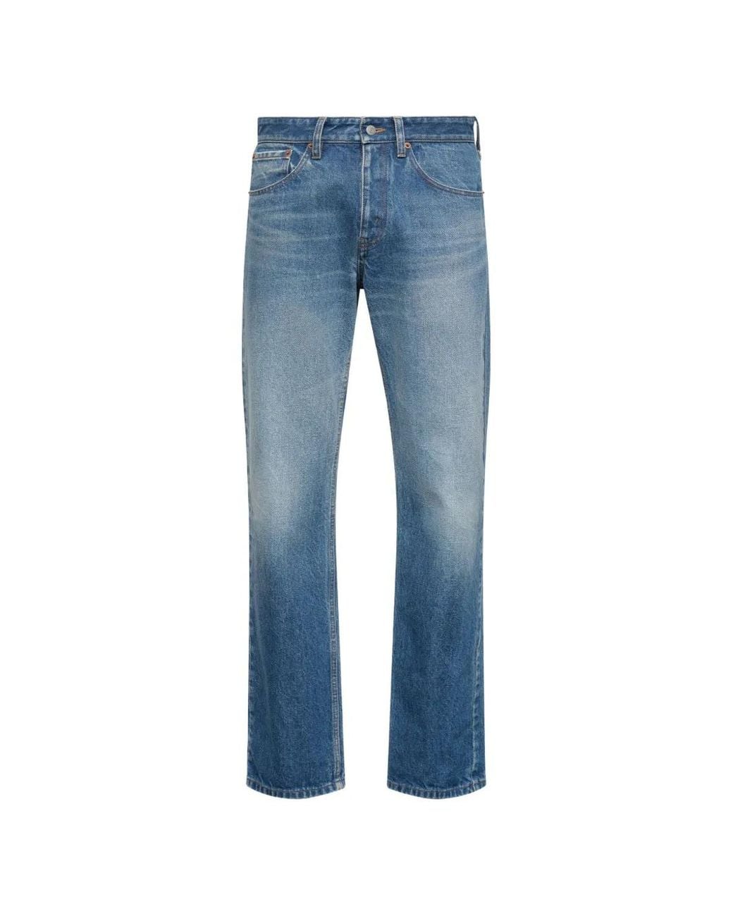 MM6 by Maison Margiela Blue Straight-Leg Jeans for men