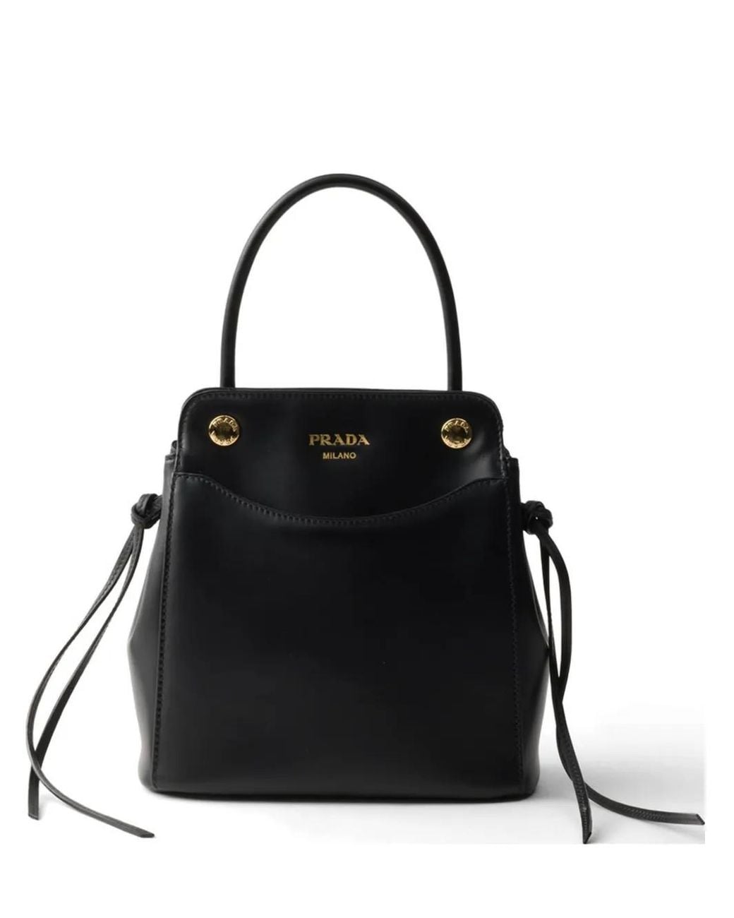 Prada Black Carry Mini-Handtasche
