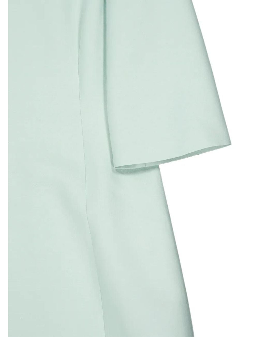 Valentino Garavani Green Crepe Couture Embroidered Midi Dress