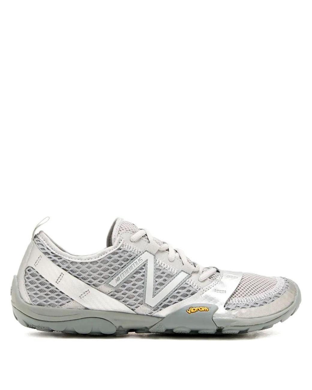 New Balance White Mt10 Metallic-Panel Mesh Sneakers