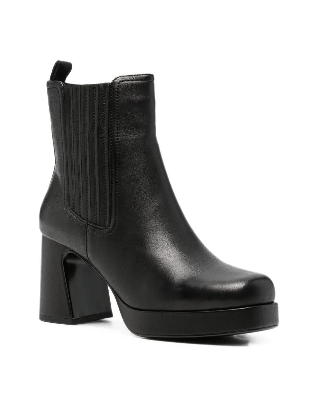 Bruno Premi Black Platform Ankle Boots