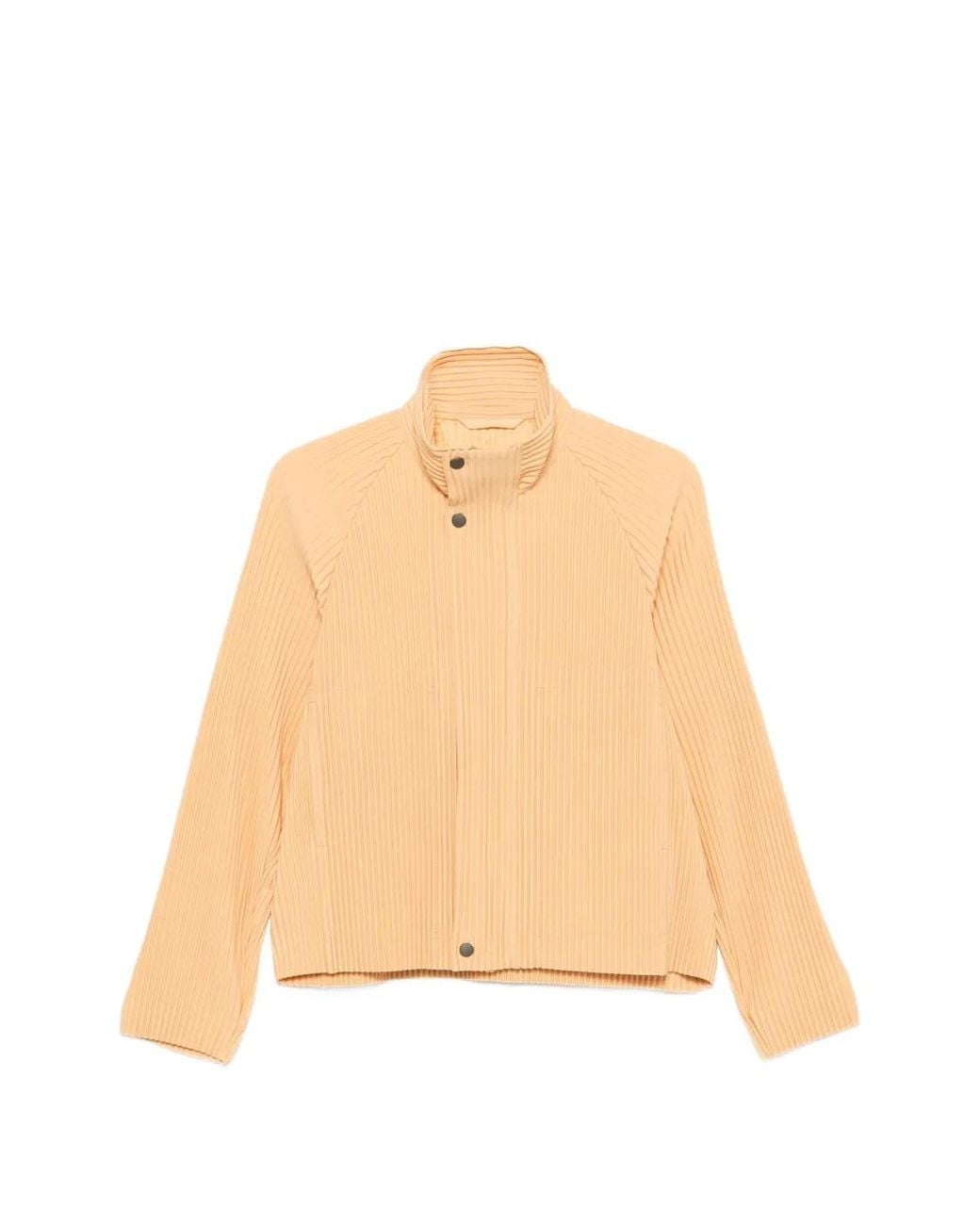 Homme Plissé Issey Miyake Natural Pleated Raglan-Sleeve Jacket for men