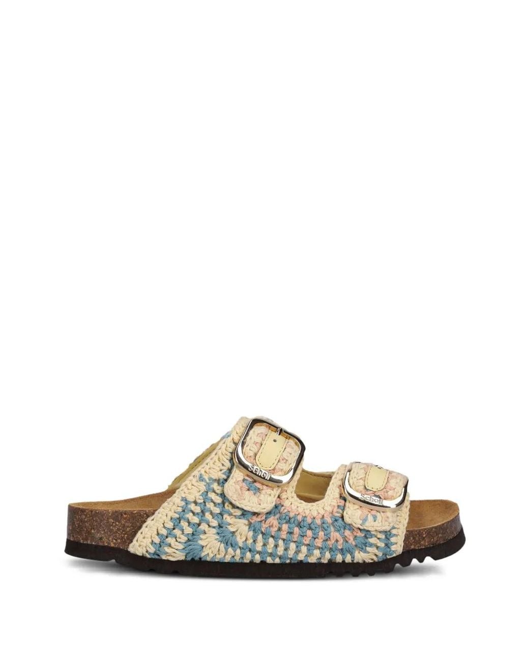 Scholl White Noelle Crocheted Sandals