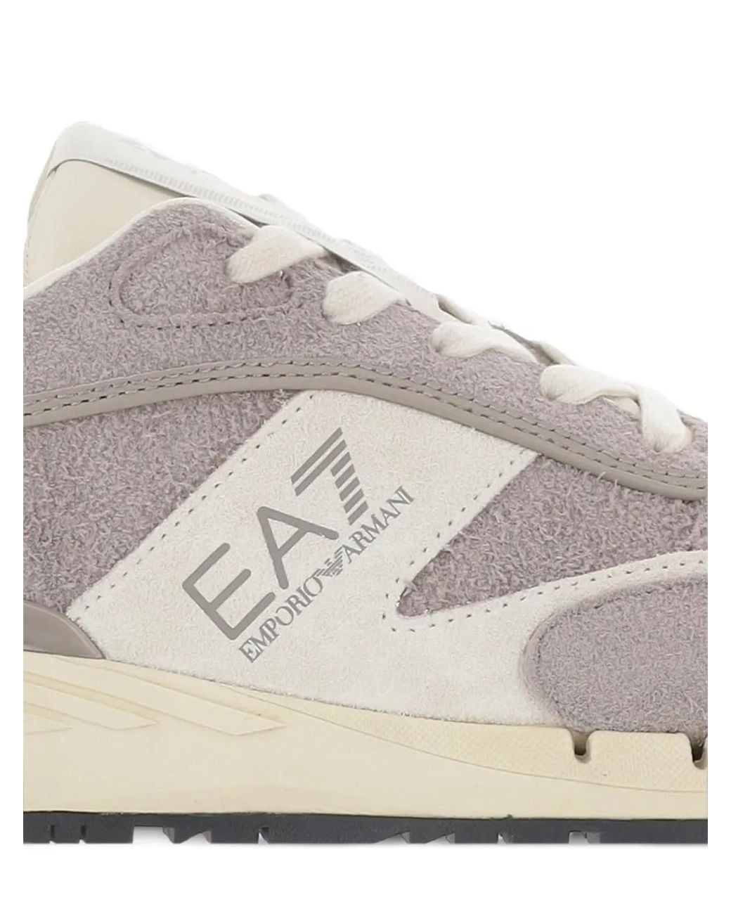 Sneakers Con Inserti di EA7 in White da Uomo