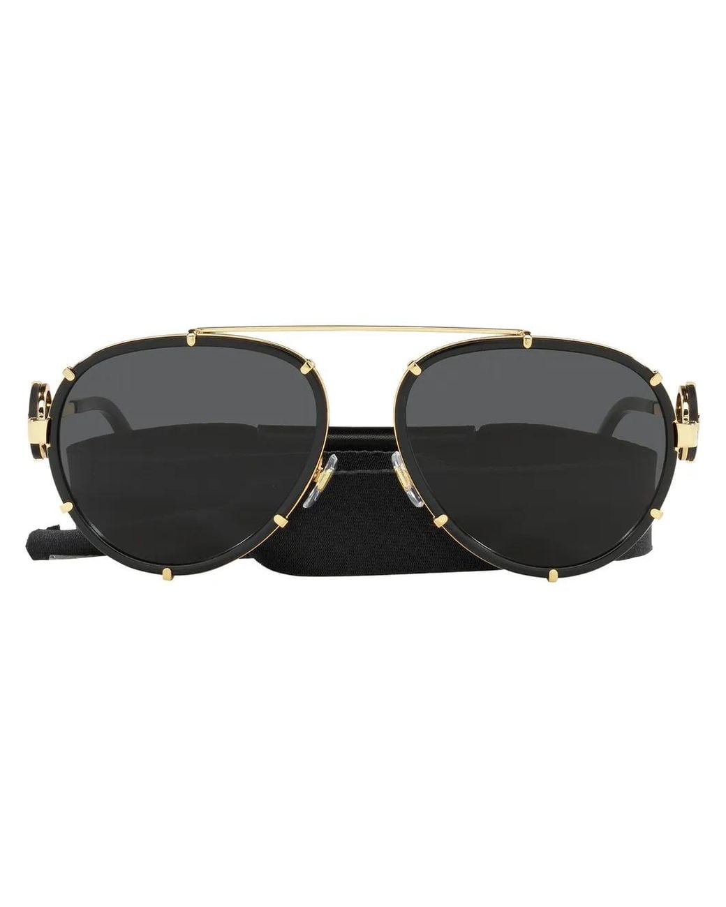 Versace Black Medusa Ve2232 Sunglasses