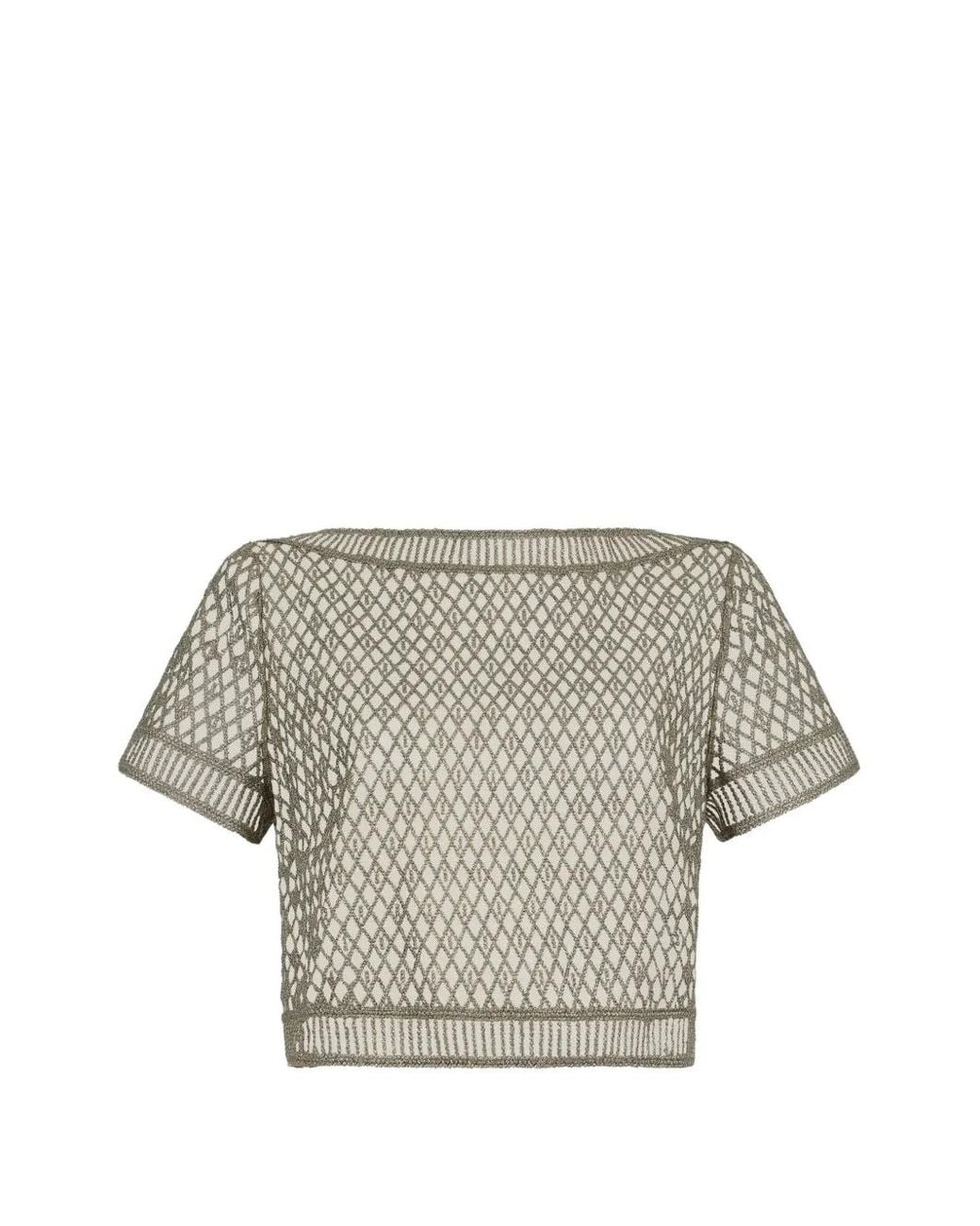 Aubade Gray Stardust Dream Embroidered Pajama Top