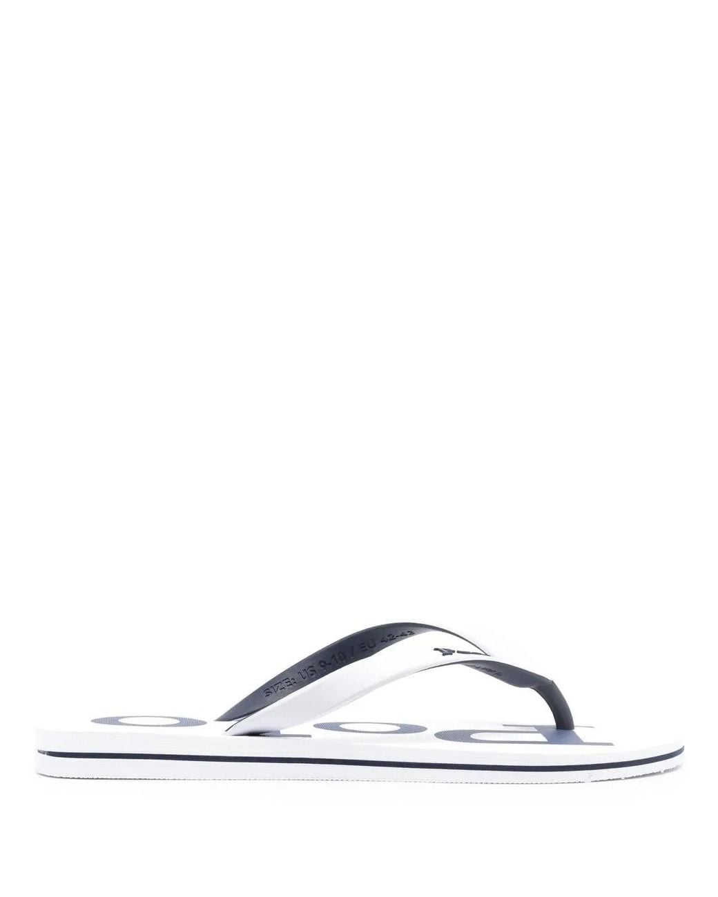 Polo Ralph Lauren White Bolt Logo Flip-flop for men