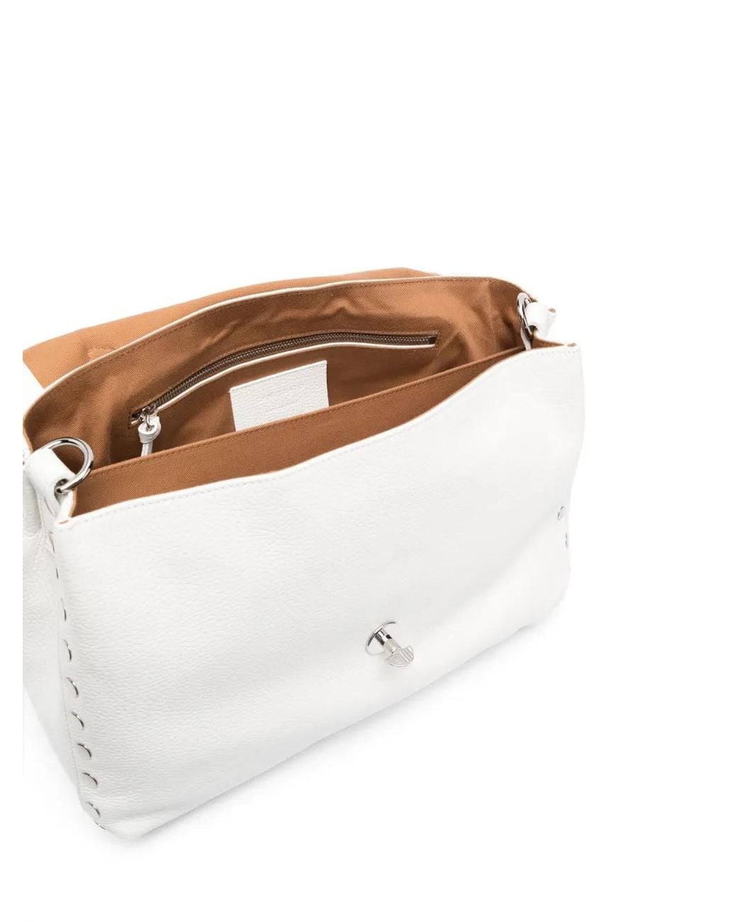 Zanellato White Large Postina Tote Bag