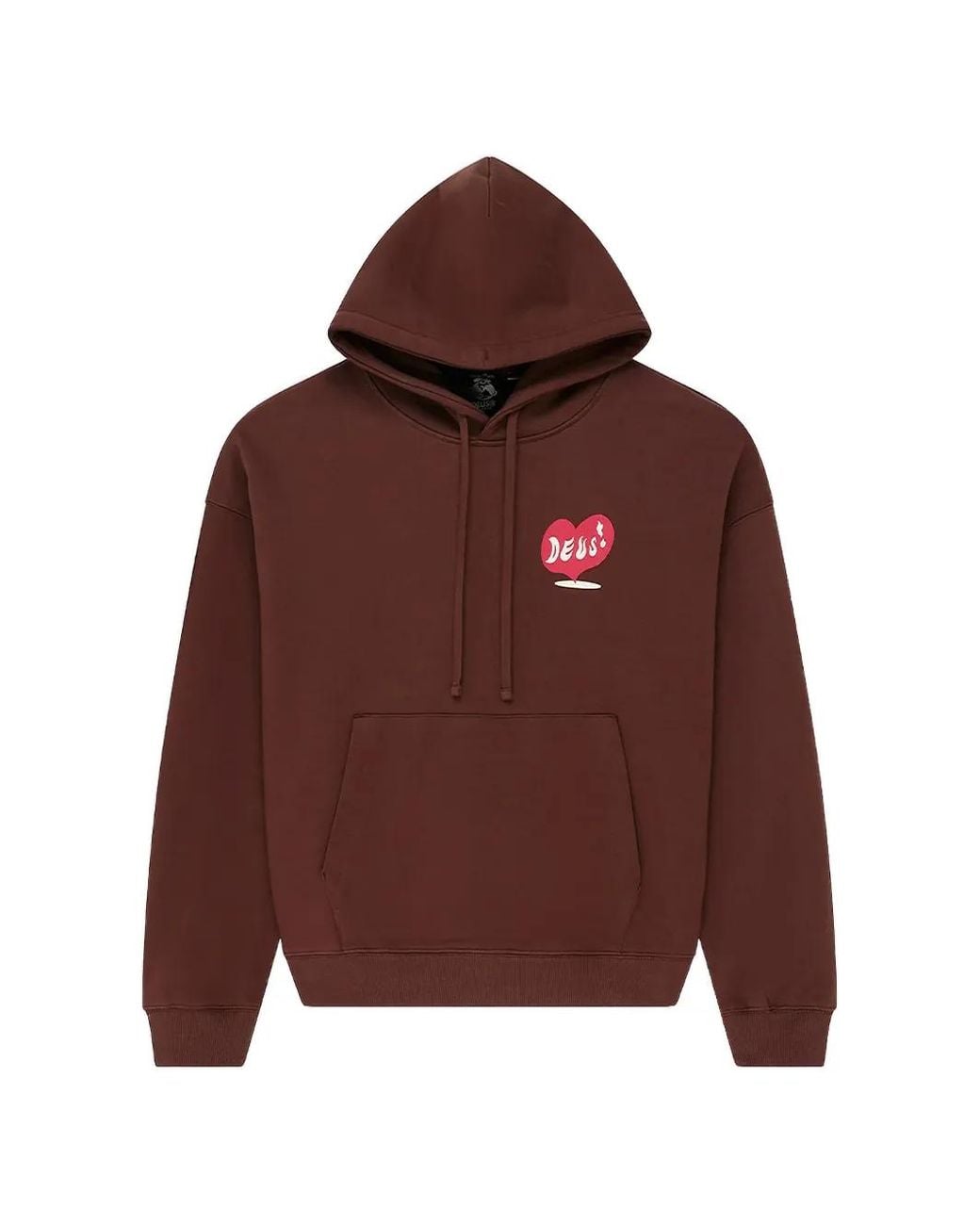 Deus Ex Machina Brown Deep Cut Hoodie for men