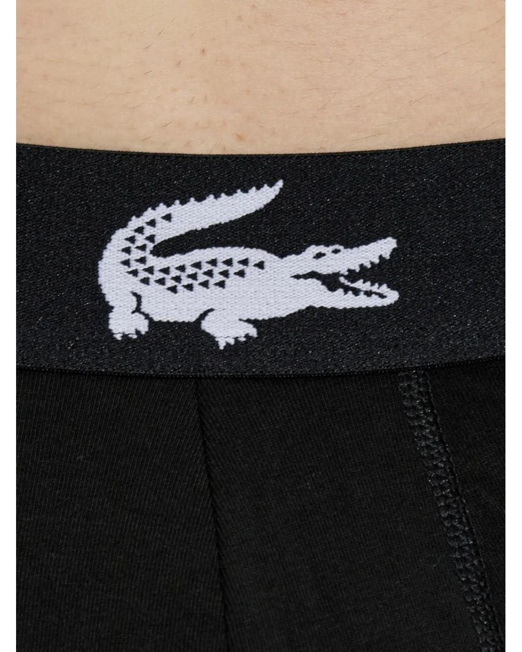 Lacoste Green Logo-Waistband Boxers (Set Of Three) for men