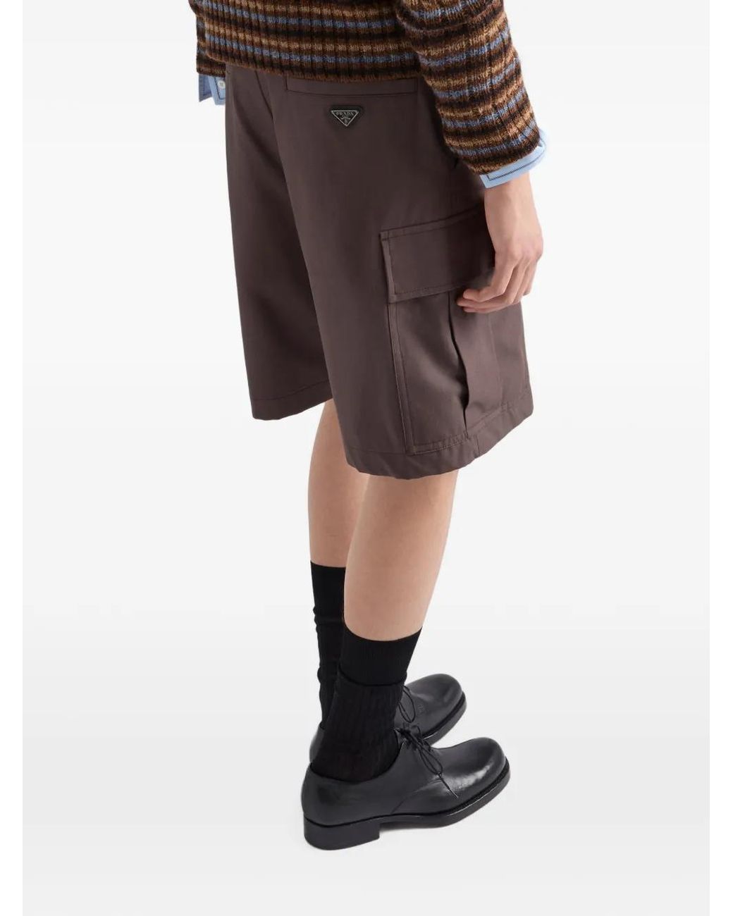 Bermuda di Prada in Brown da Uomo