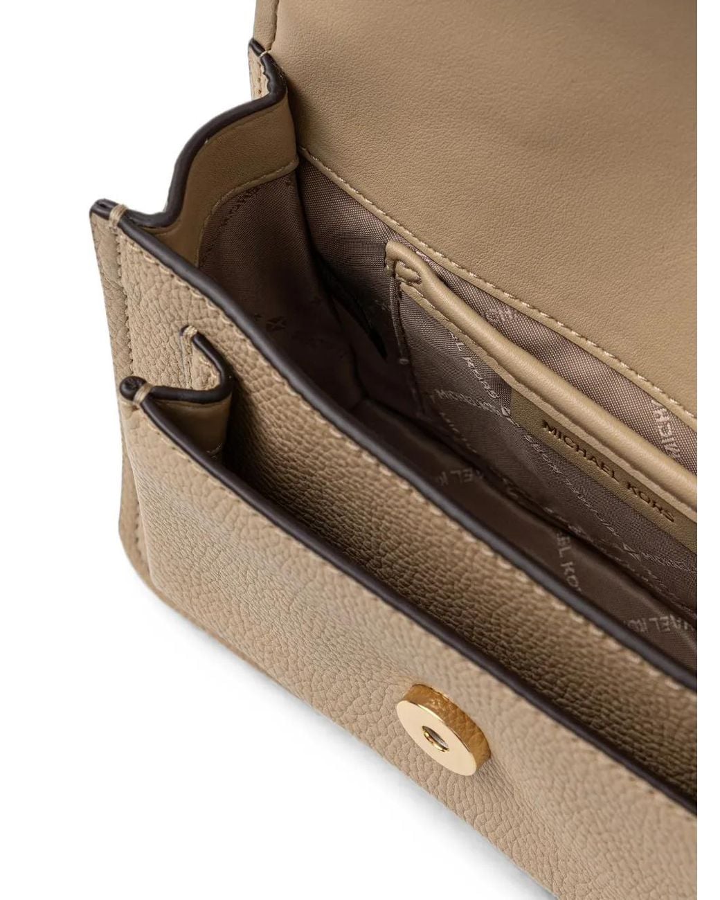 MICHAEL Michael Kors Natural Grained Leather Shoulder Bag