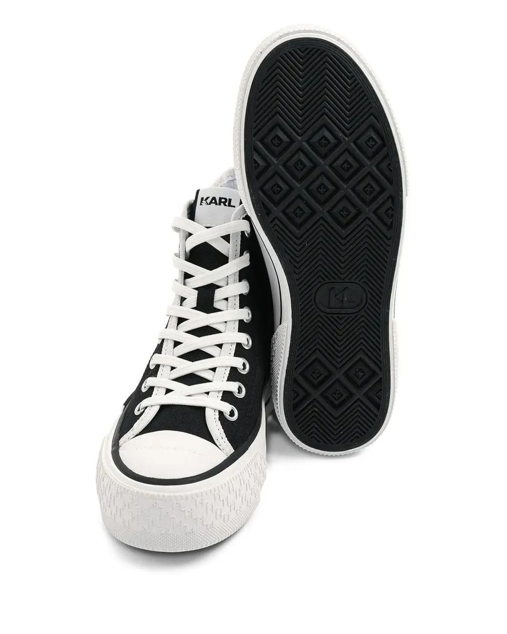 Karl Lagerfeld Black Kampus Max Iii Sneakers