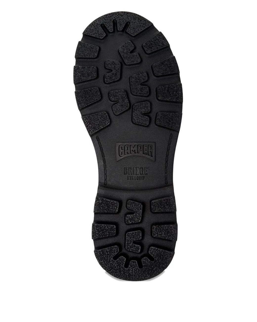 Camper Black Lace-Up Boots