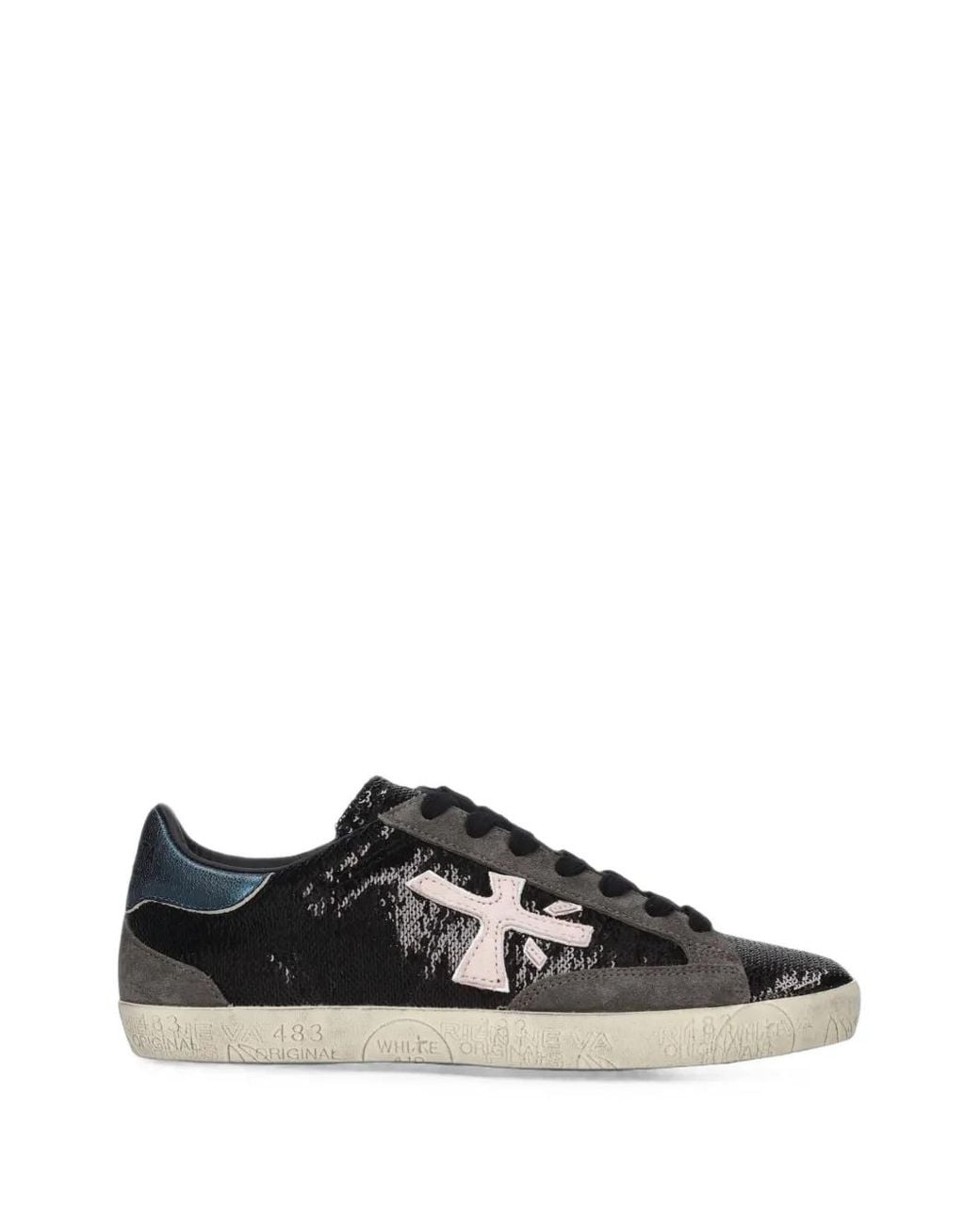 Premiata Black Stevend 8496 Sneakers