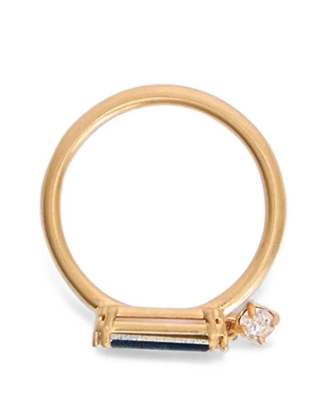 Jil Sander Blue Handcrafted Ring