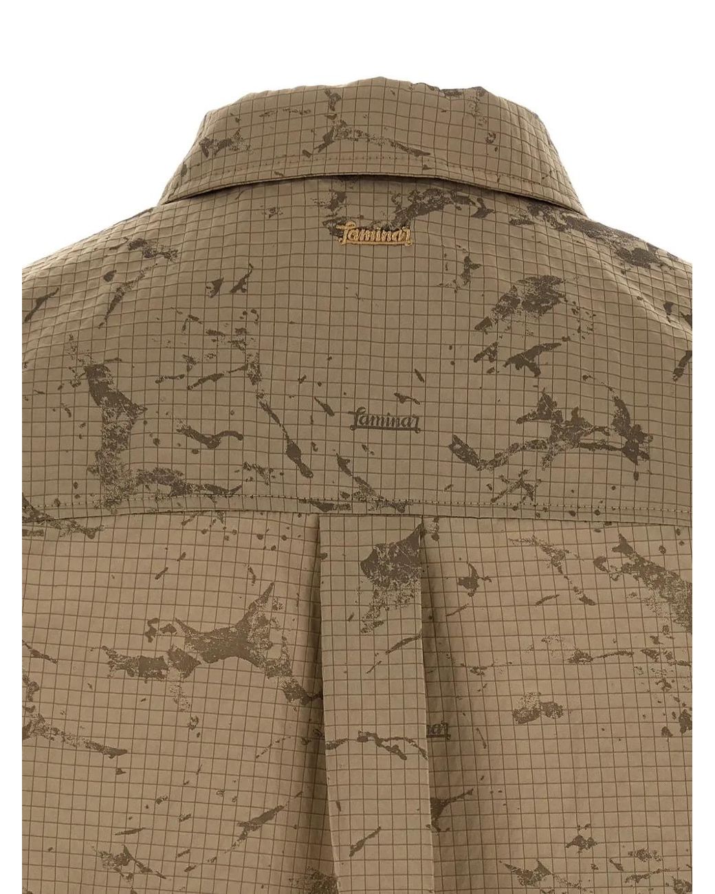 Laminar Brown Ripstop Shirt for men