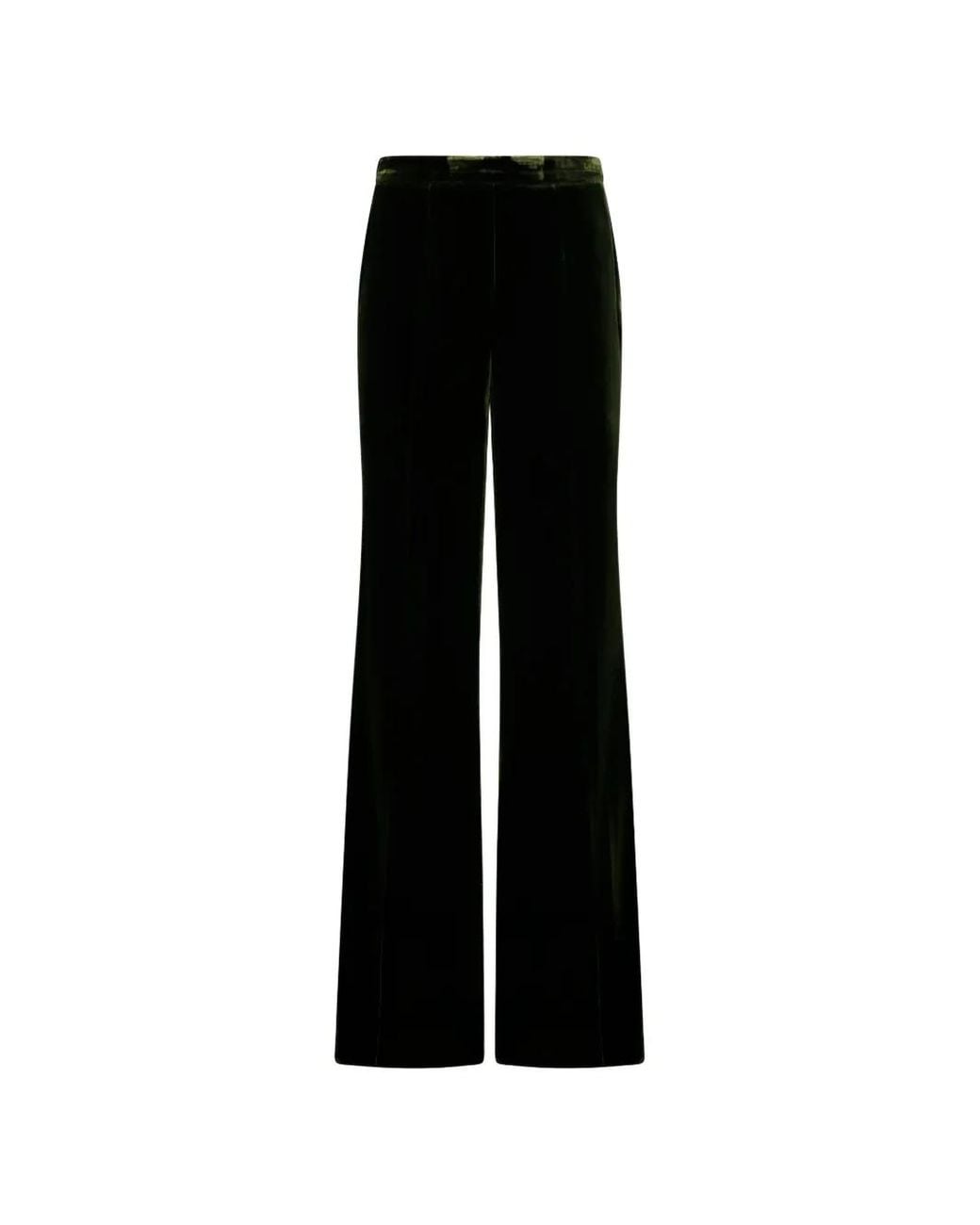 Forte_forte Black Velvet Wide-Leg Trousers