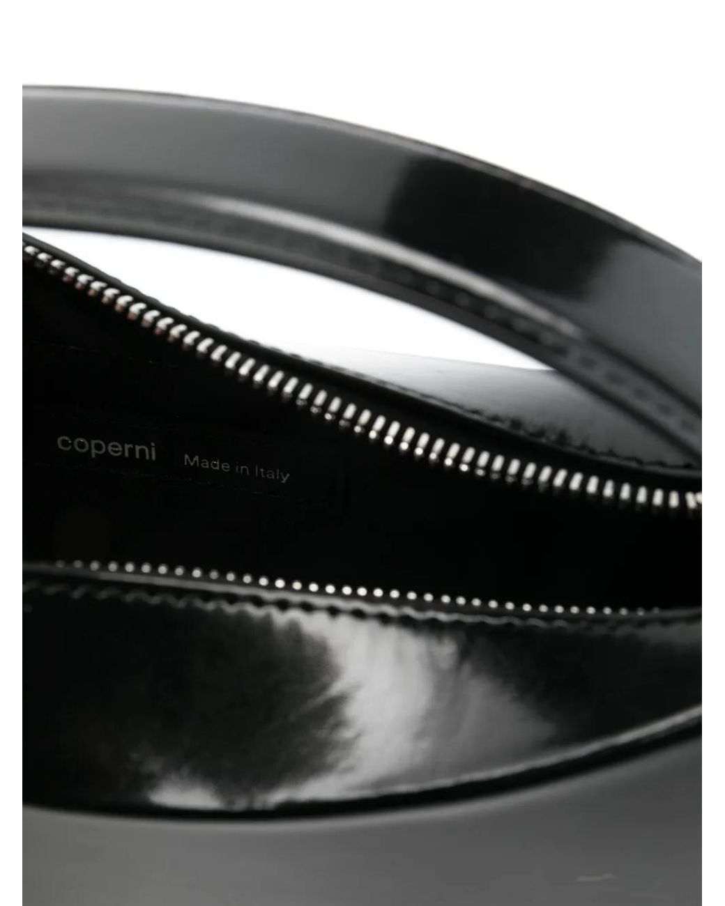 Coperni Black Small Sound Swipe Tote Bag