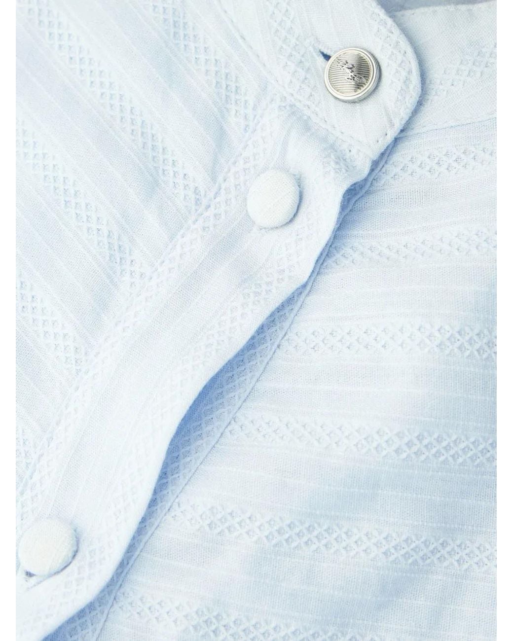 Boss Blue Blouse C_Bilmant Boutonnée