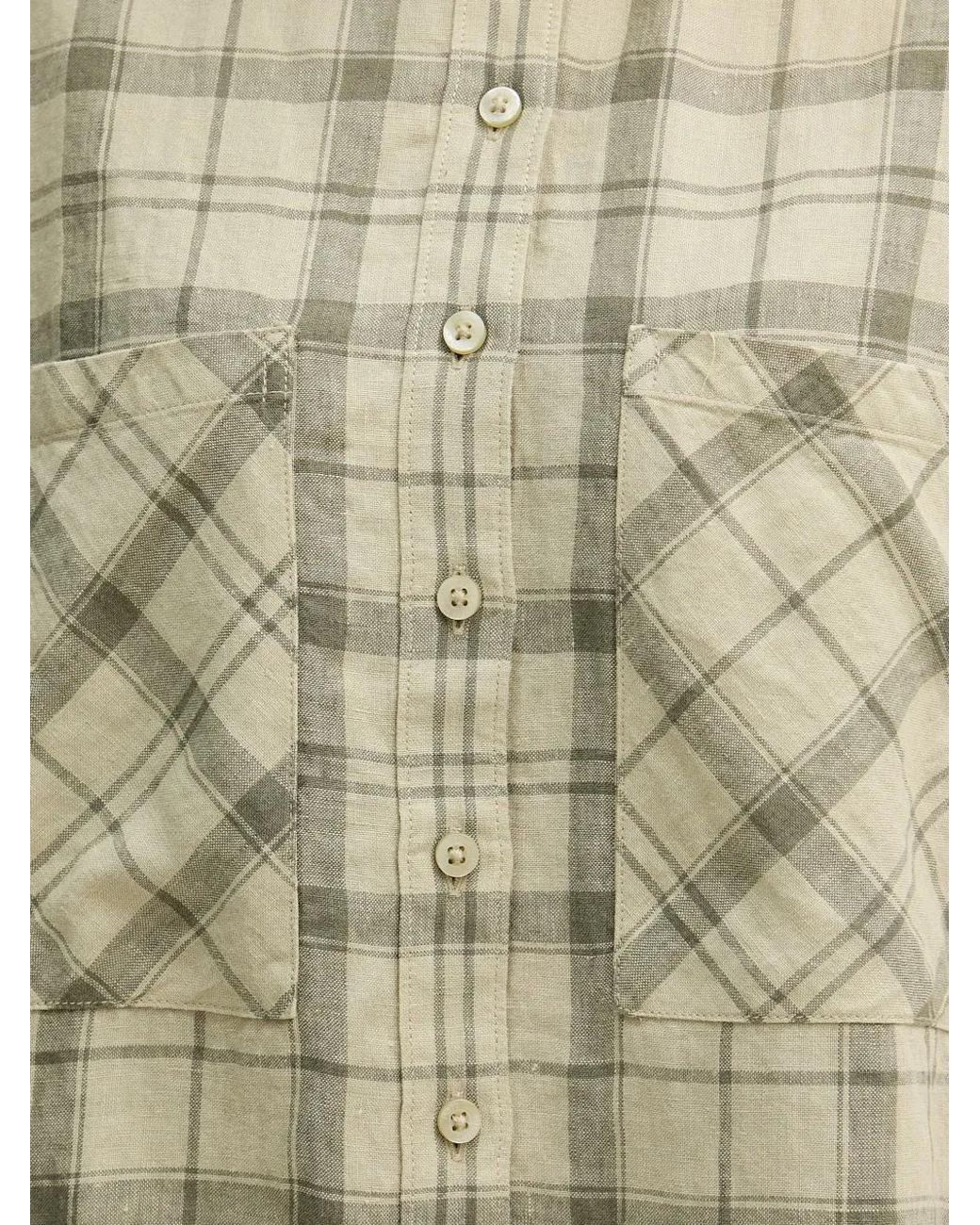 Barbour Green Orla Check-Pattern Button-Up Shirt