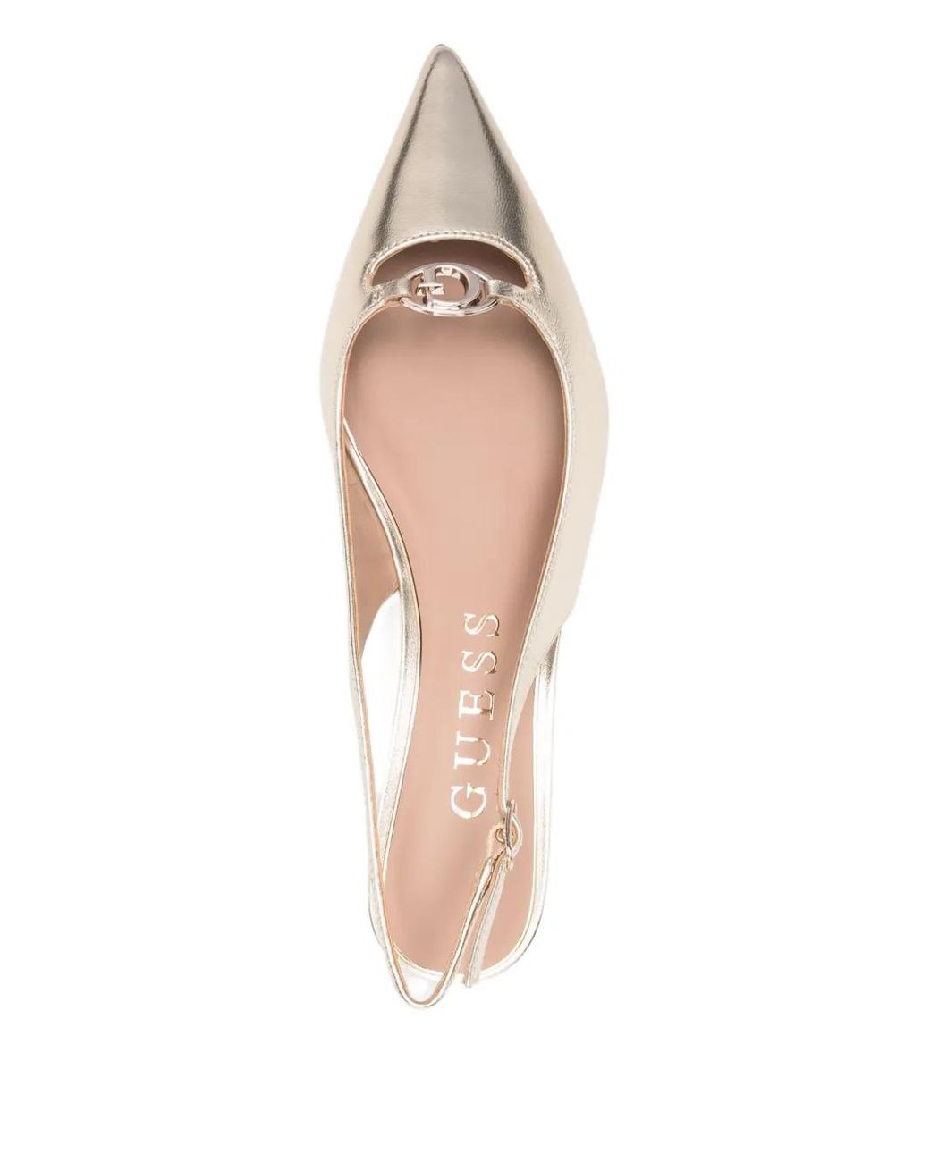 Guess Natural 40Mm Slingback Pumps