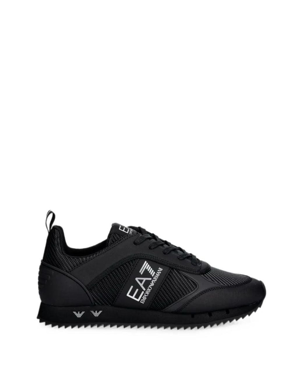 Baskets À Logo Imprimé EA7 en coloris Black
