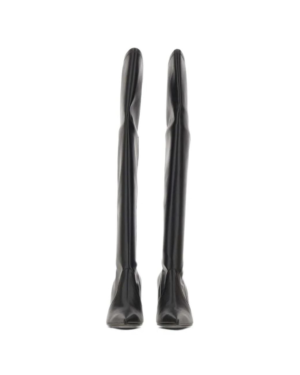Sergio Levantesi Black Pupa67 Tryde Over-The-Knee Boots