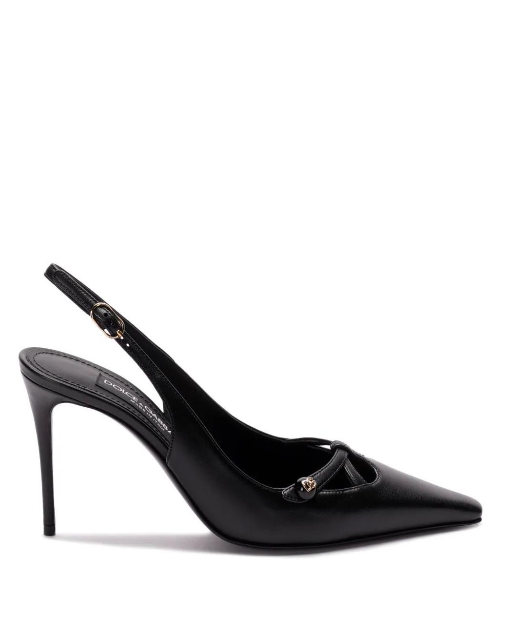 Dolce & Gabbana Black Dna 90Mm Slingback Pumps